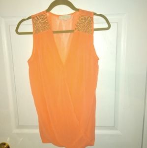 Orange blouse